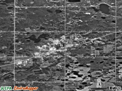 Belcourt satellite photo by USGS