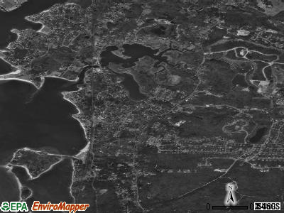 Miramar Beach satellite photo by USGS