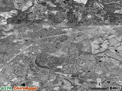 Montgomery Village satellite photo by USGS