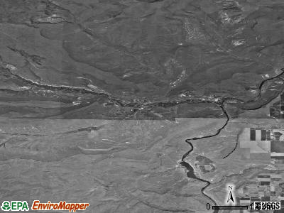 Warm Springs satellite photo by USGS