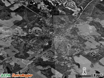 Monticello satellite photo by USGS