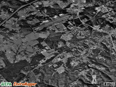 Baldwin satellite photo by USGS