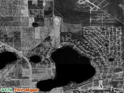 Sylvan Shores satellite photo by USGS