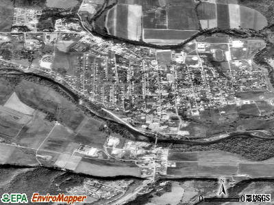 Petersburg satellite photo by USGS