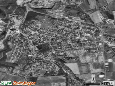 Roaring Spring satellite photo by USGS