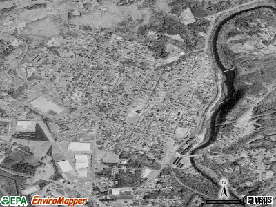 Mayodan satellite photo by USGS