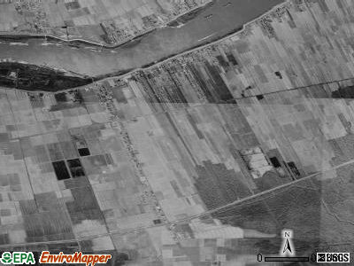 North Vacherie satellite photo by USGS