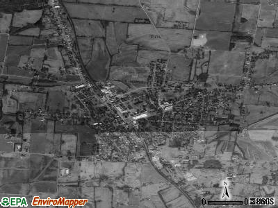 Dyer satellite photo by USGS