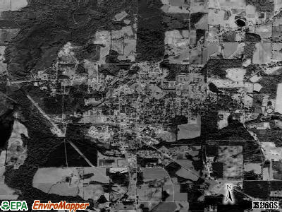 Graceville satellite photo by USGS