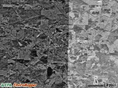 Lineville satellite photo by USGS