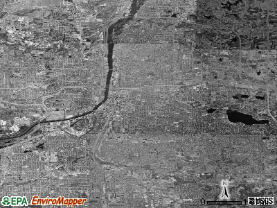 Grand Rapids satellite photo by USGS
