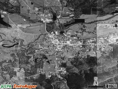 Danville satellite photo by USGS