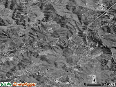 Bradley satellite photo by USGS