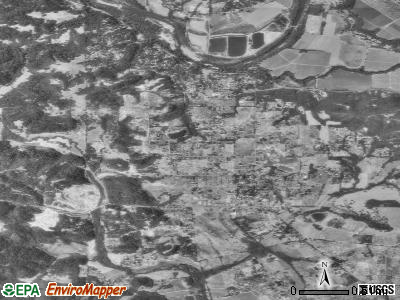 Forestville satellite photo by USGS