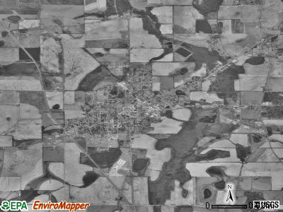 Hartford satellite photo by USGS