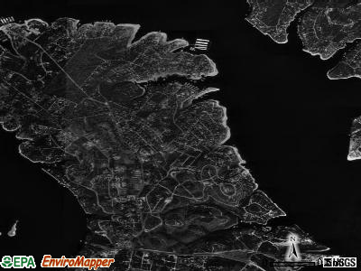 Hudson Bend satellite photo by USGS