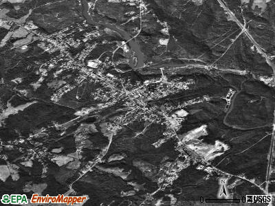 Ware Shoals satellite photo by USGS