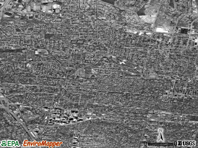 University City satellite photo by USGS