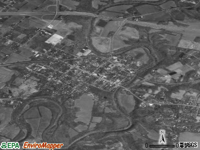 Williamsburg satellite photo by USGS