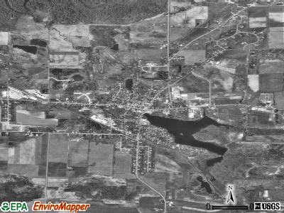 Hortonville satellite photo by USGS