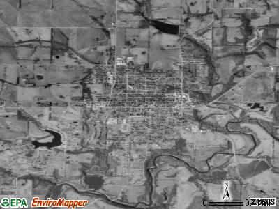 Plattsburg satellite photo by USGS