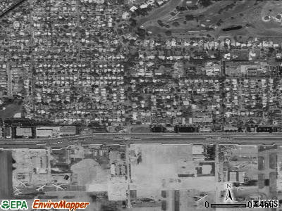 Virginia Gardens satellite photo by USGS