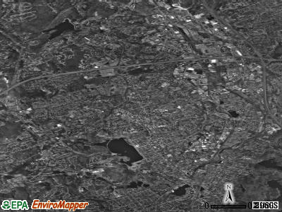 Woburn satellite photo by USGS
