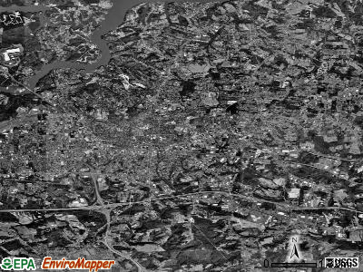 Hickory satellite photo by USGS