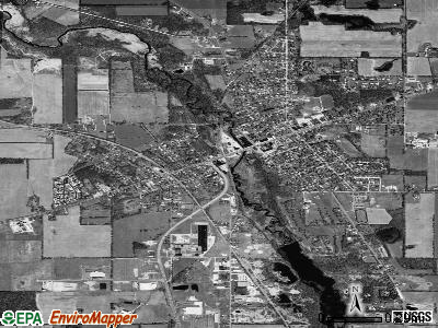 Lincoln Park satellite photo by USGS