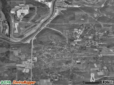 Oak Hills satellite photo by USGS