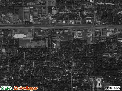 Hedwig Village satellite photo by USGS