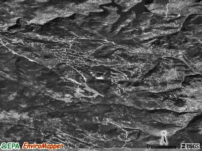 Coal Creek satellite photo by USGS