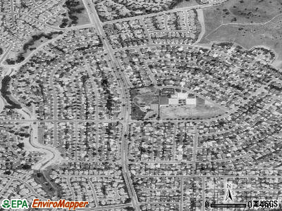 Oak Park satellite photo by USGS