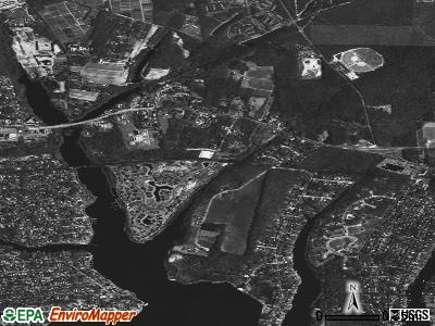 Moriches satellite photo by USGS