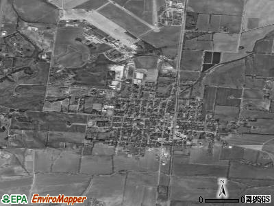 Halls satellite photo by USGS