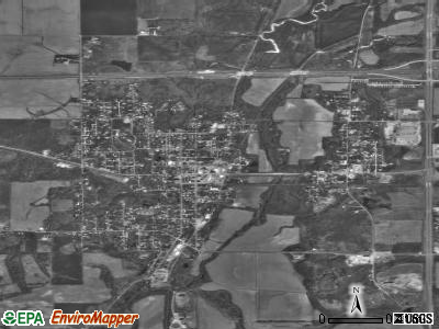 Veedersburg satellite photo by USGS