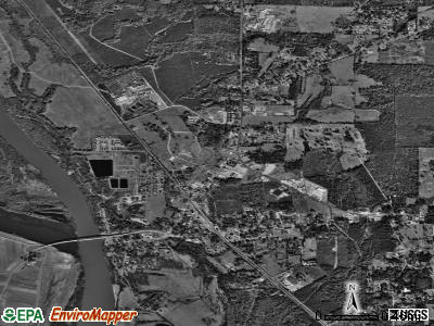 Coushatta satellite photo by USGS