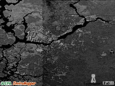 Homosassa satellite photo by USGS