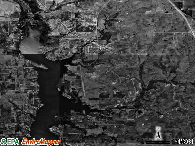 Pecan Acres satellite photo by USGS