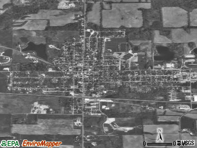 Albion satellite photo by USGS