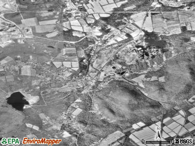 Oxford satellite photo by USGS