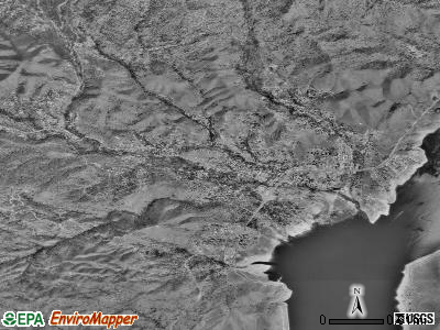 Wofford Heights satellite photo by USGS