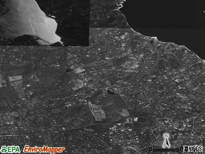 Oyster Bay Cove satellite photo by USGS