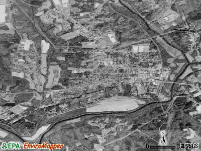 Madison satellite photo by USGS