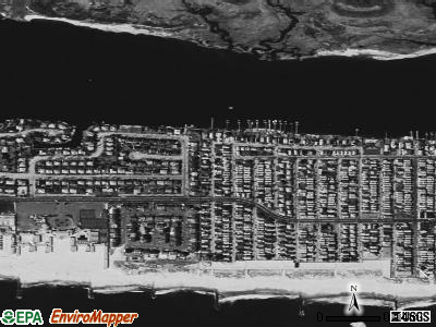 East Atlantic Beach satellite photo by USGS