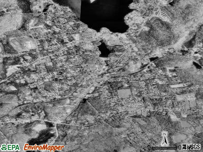 East Hampton satellite photo by USGS