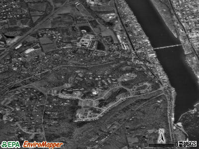 New Hope satellite photo by USGS