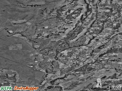 Rocklin satellite photo by USGS