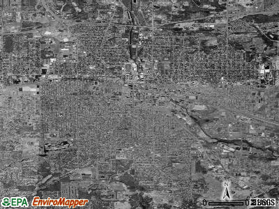 Jackson satellite photo by USGS