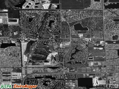 Country Club satellite photo by USGS